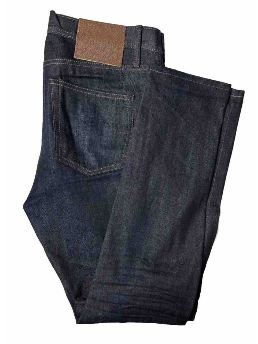 The Unbranded Brand Mens UB422 Tight 11oz Indigo Selvedge Denim Blue Jeans 33X32
